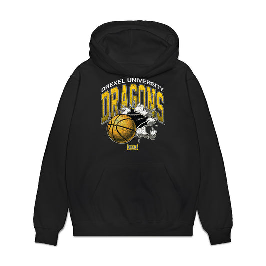 Drexel - NCAA Women's Basketball : Amaris Baker - Vintage Premium Hooded Sweatshirt-0