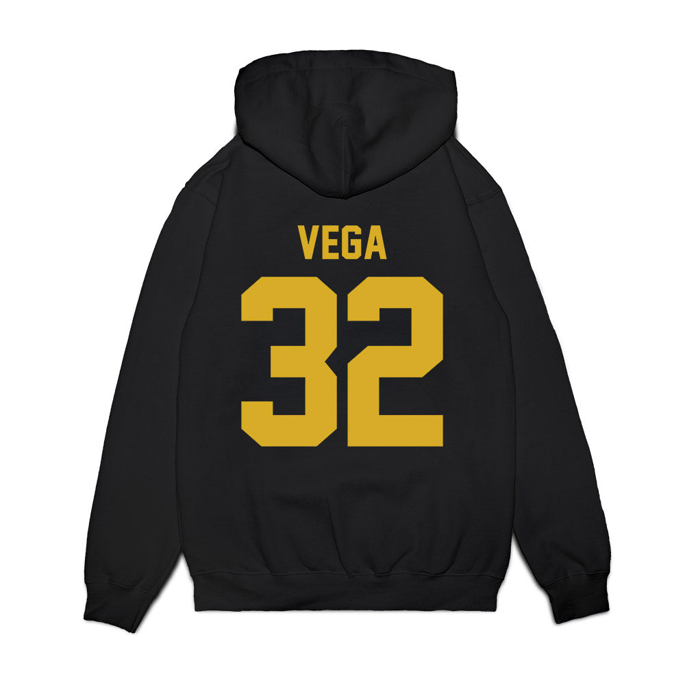 Tiffin - NCAA Men's Basketball : Angelo Vega - Vintage Basketball Premium Hooded Sweatshirt-1