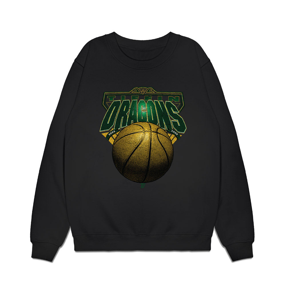 Tiffin - NCAA Men's Basketball : Caleb Bates - Vintage Basketball Premium Crewneck Sweatshirt-0