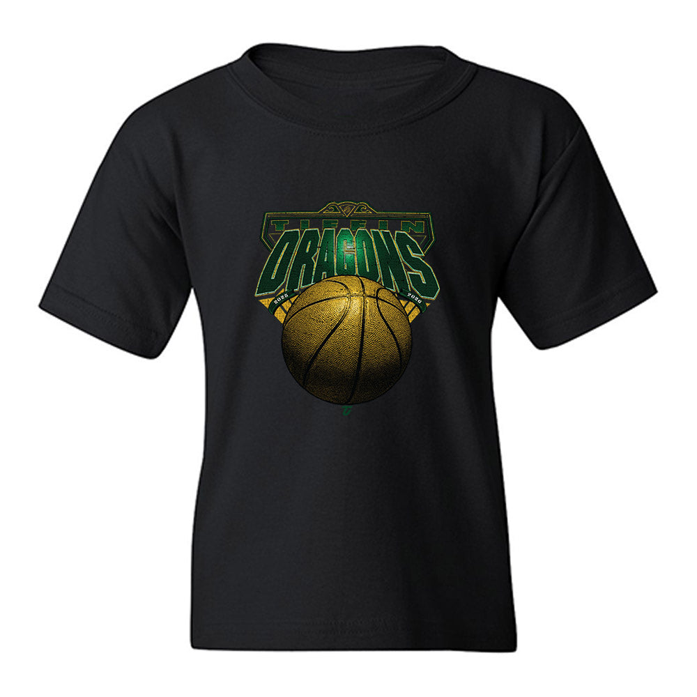 Tiffin - NCAA Men's Basketball : Caleb Bates - Vintage Basketball Youth T-Shirt-0
