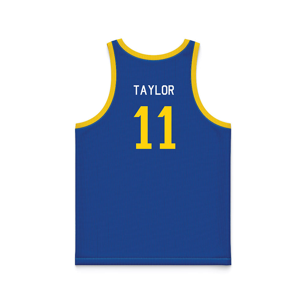 Delaware - NCAA Men's Basketball : Jayden Taylor - Hardwood Reissue Basketball Jersey-1