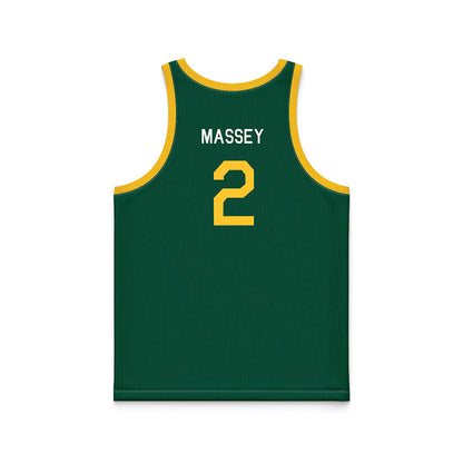 NDSU - NCAA Men's Basketball : Riley Massey - Hardwood Reissue Basketball Jersey-1