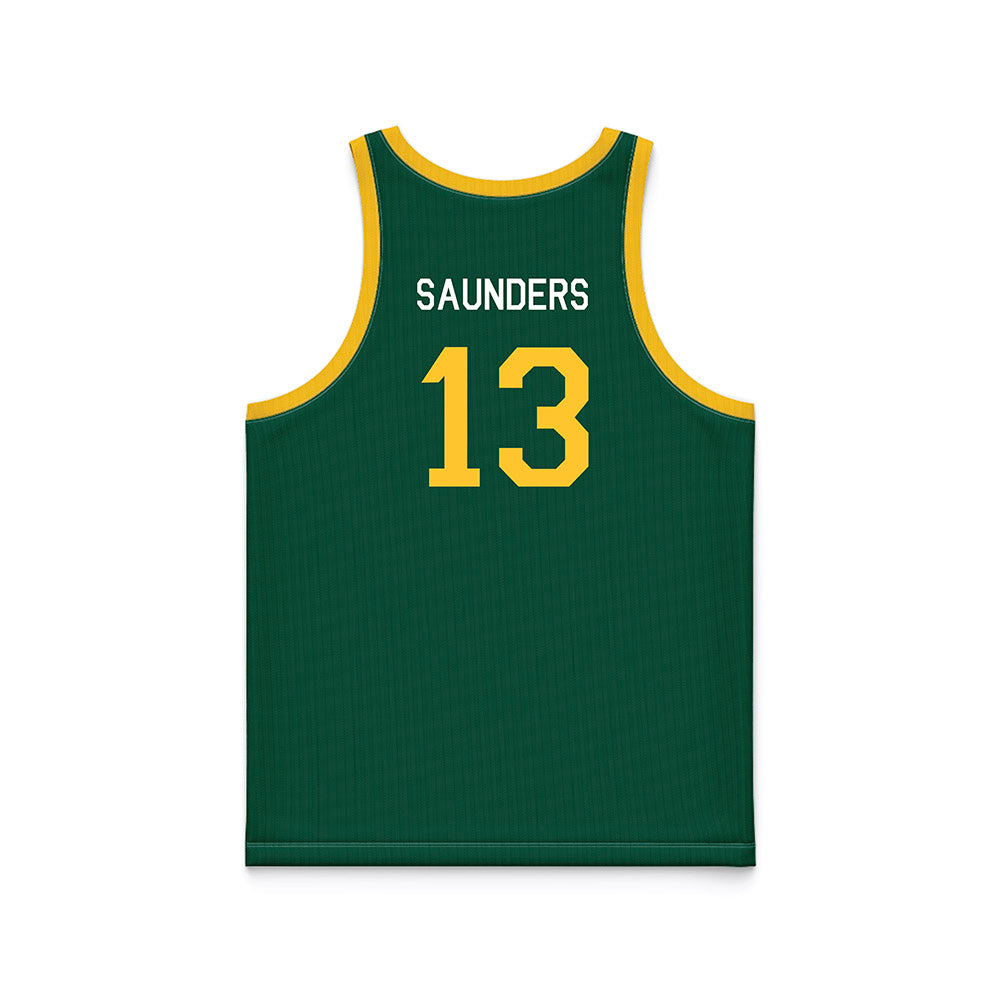 NDSU - NCAA Men's Basketball : Riley Saunders - Hardwood Reissue Basketball Jersey-1