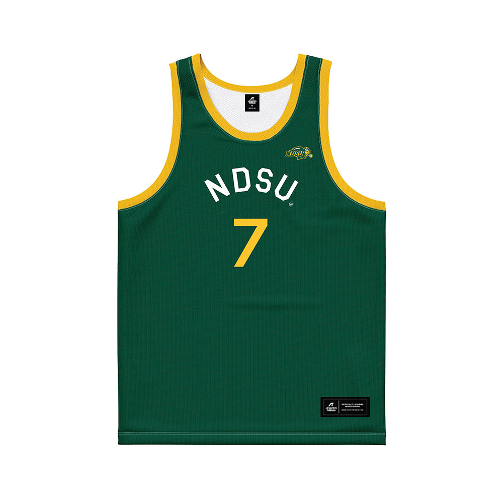 NDSU - NCAA Men's Basketball : Carson Smith - Hardwood Reissue Basketball Jersey-0