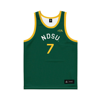 NDSU - NCAA Men's Basketball : Carson Smith - Hardwood Reissue Basketball Jersey-0