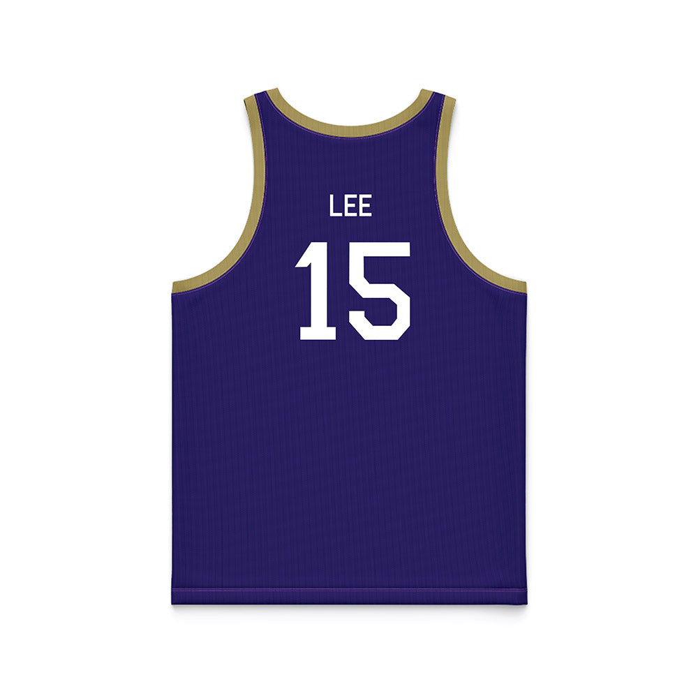 JMU - NCAA Men's Basketball : Brandon Lee - Hardwood Reissue Basketball Jersey-1