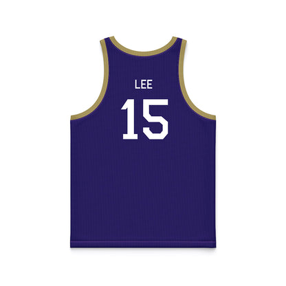 JMU - NCAA Men's Basketball : Brandon Lee - Hardwood Reissue Basketball Jersey-1