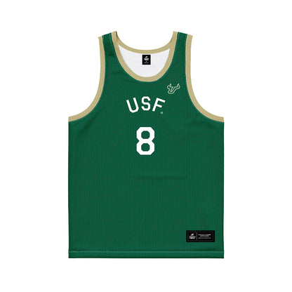 USF - NCAA Men's Basketball : Josh Omojafo - Hardwood Reissue Basketball Jersey-0