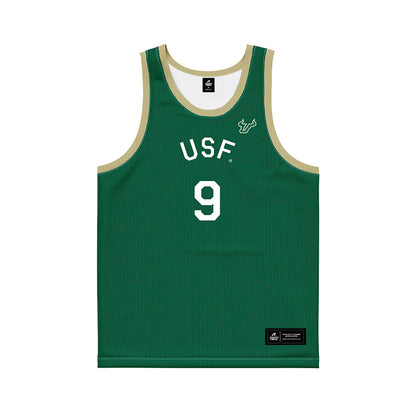 USF - NCAA Men's Basketball : Gavin Hightower - Hardwood Reissue Basketball Jersey-0