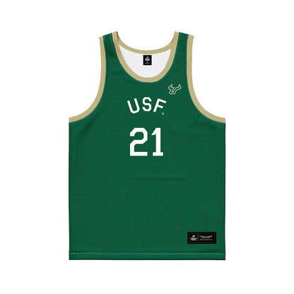USF - NCAA Men's Basketball : Adriel Nyorha - Hardwood Reissue Basketball Jersey-0