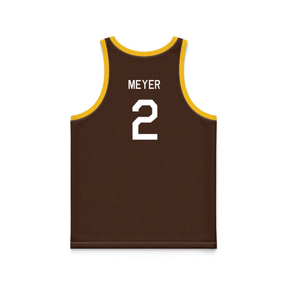 Wyoming - NCAA Men's Basketball : Nasir Meyer - Hardwood Reissue Basketball Jersey-1