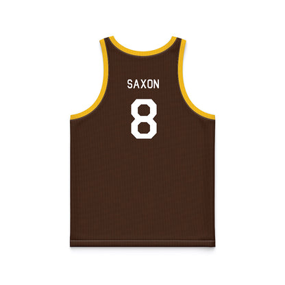 Wyoming - NCAA Men's Basketball : Kiani Saxon - Hardwood Reissue Basketball Jersey-1