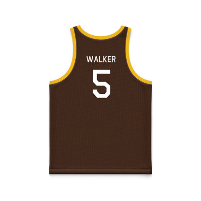 Wyoming - NCAA Men's Basketball : Leland Walker - Hardwood Reissue Basketball Jersey-1