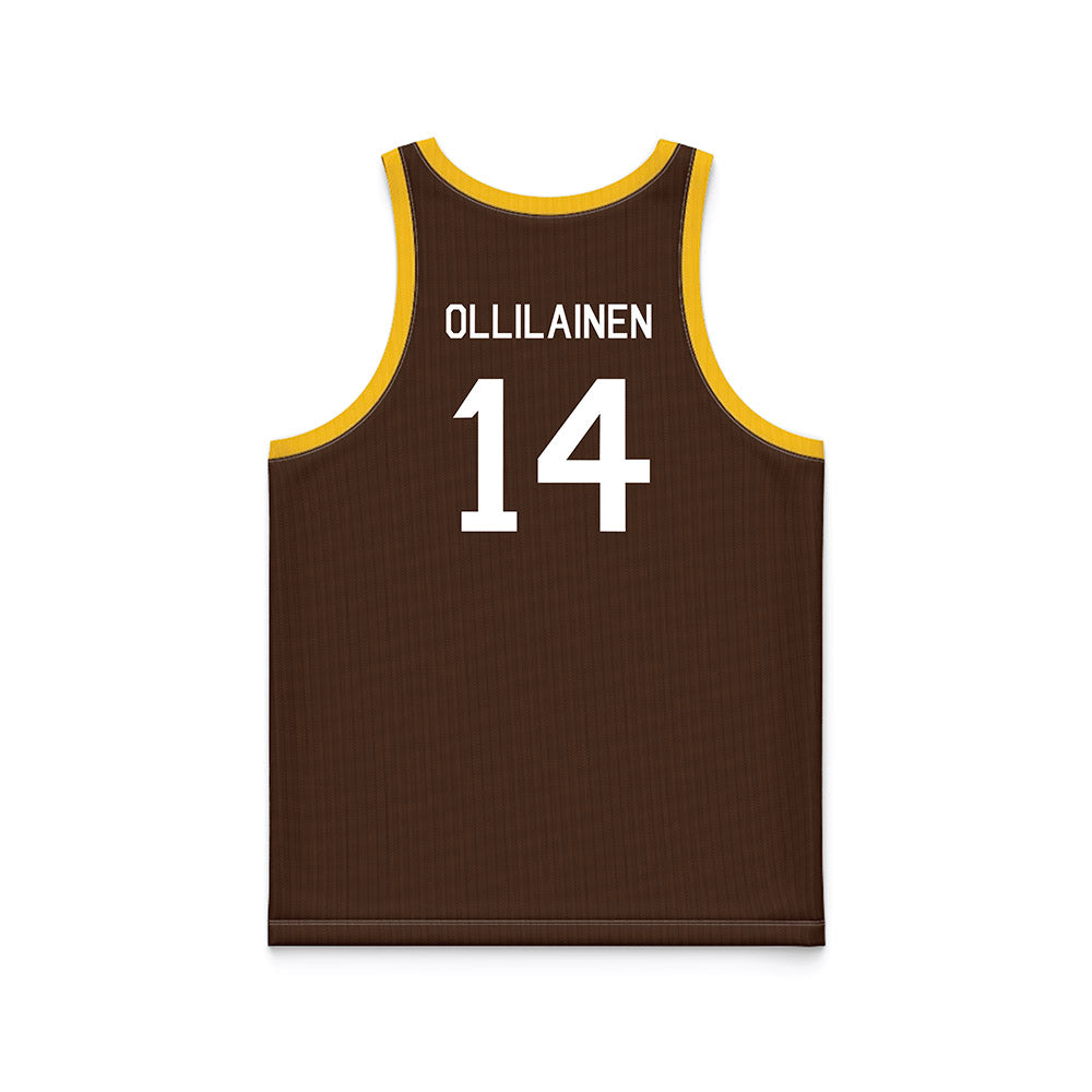 Wyoming - NCAA Women's Basketball : Kati Ollilainen - Hardwood Reissue Basketball Jersey-1