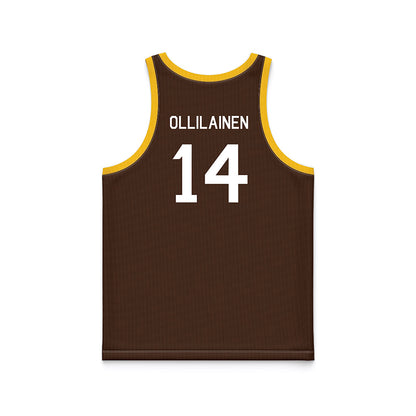 Wyoming - NCAA Women's Basketball : Kati Ollilainen - Hardwood Reissue Basketball Jersey-1