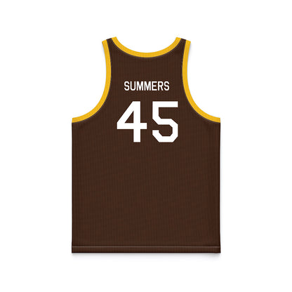 Wyoming - NCAA Men's Basketball : Neil Summers - Hardwood Reissue Basketball Jersey-1