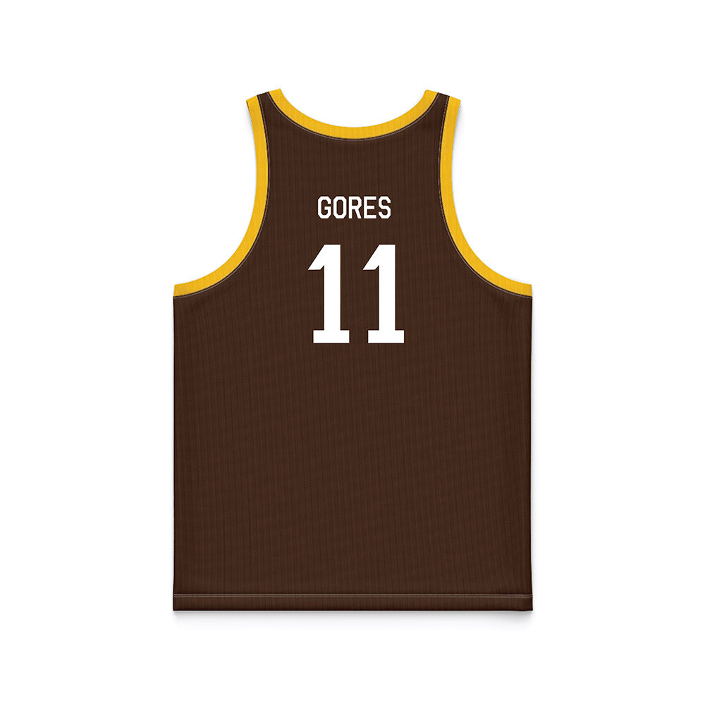 Wyoming - NCAA Men's Basketball : Gavin Gores - Hardwood Reissue Basketball Jersey-1