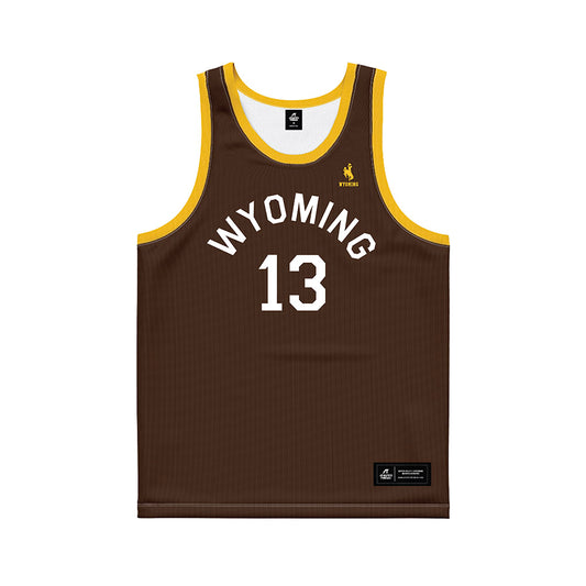 Wyoming - NCAA Women's Basketball : Karoline Lundin - Hardwood Reissue Basketball Jersey-0