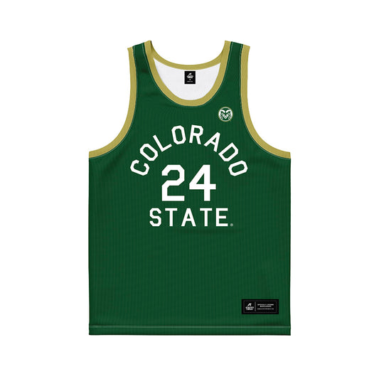 Colorado State - NCAA Women's Basketball : Sydney Mech - Hardwood Reissue Basketball Jersey-0