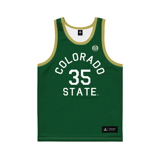 Colorado State - NCAA Men's Basketball : Kyle Jorgensen - Hardwood Reissue Basketball Jersey-0