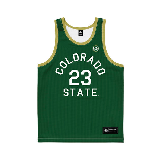 Colorado State - NCAA Women's Basketball : Caitlin Kramer - Hardwood Reissue Basketball Jersey-0