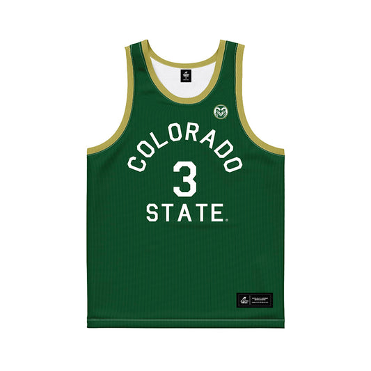 Colorado State - NCAA Women's Basketball : Elsie Larsen - Hardwood Reissue Basketball Jersey-0