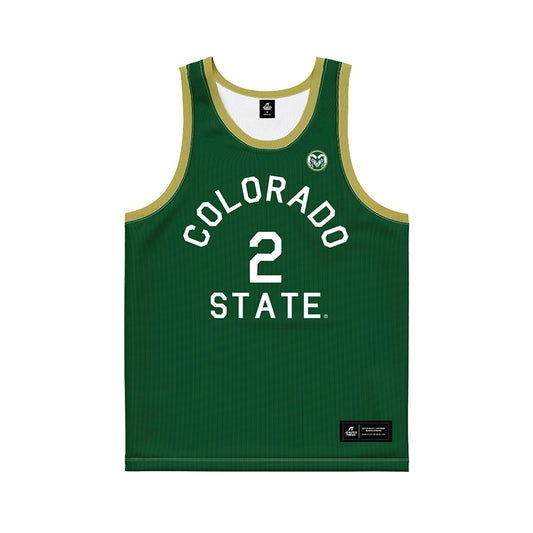 Colorado State - NCAA Men's Basketball : Brandon Rechsteiner - Hardwood Reissue Basketball Jersey-0