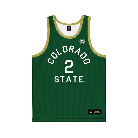 Colorado State - NCAA Men's Basketball : Taviontae Jackson - Hardwood Reissue Basketball Jersey-0