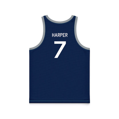 Old Dominion - NCAA Men's Basketball : Cesare Harper - Hardwood Reissue Basketball Jersey-1