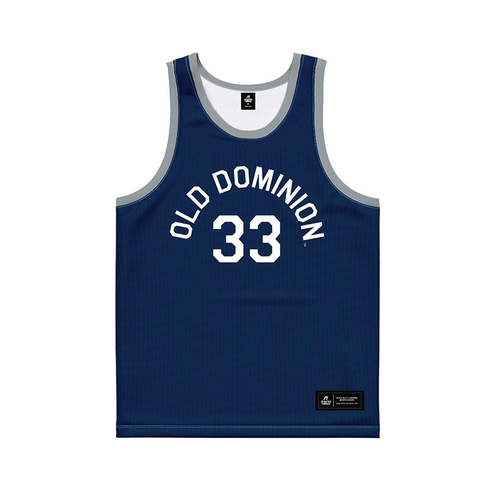 Old Dominion - NCAA Men's Basketball : William Hodge - Hardwood Reissue Basketball Jersey-0
