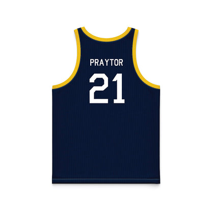 Toledo - NCAA Men's Basketball : London Praytor - Hardwood Reissue Basketball Jersey-1