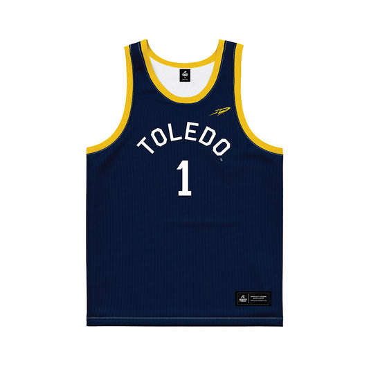Toledo - NCAA Men's Basketball : Sean Jones - Hardwood Reissue Basketball Jersey-0