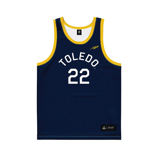 Toledo - NCAA Men's Basketball : Tyler Ode - Hardwood Reissue Basketball Jersey-0