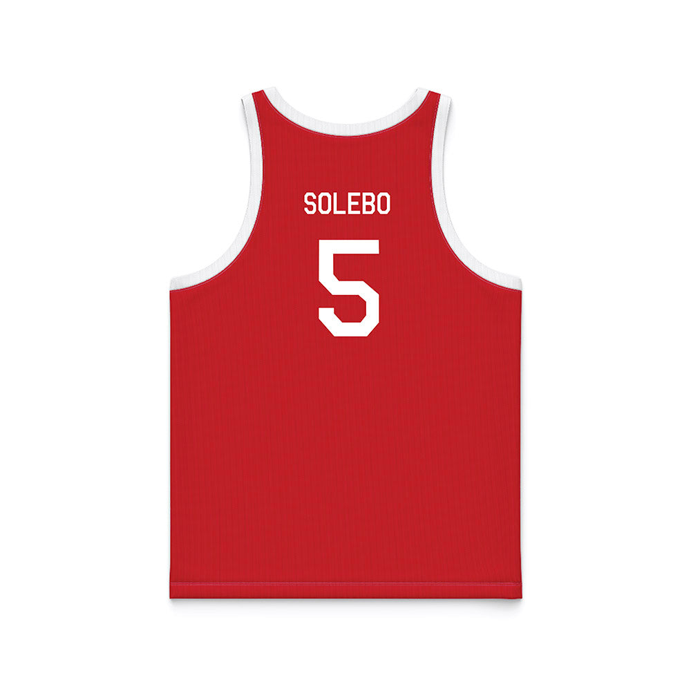 Youngstown State - NCAA Men's Basketball : Shaheed Solebo - Hardwood Reissue Basketball Jersey-1