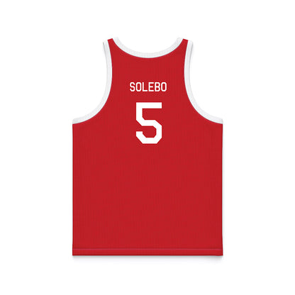 Youngstown State - NCAA Men's Basketball : Shaheed Solebo - Hardwood Reissue Basketball Jersey-1
