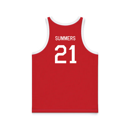 Youngstown State - NCAA Men's Basketball : Elijah Summers - Hardwood Reissue Basketball Jersey-1