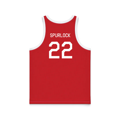 Youngstown State - NCAA Men's Basketball : Jacob Spurlock - Hardwood Reissue Basketball Jersey-1