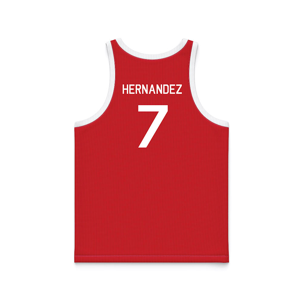 Youngstown State - NCAA Women's Basketball : Paulina Hernandez - Hardwood Reissue Basketball Jersey-1