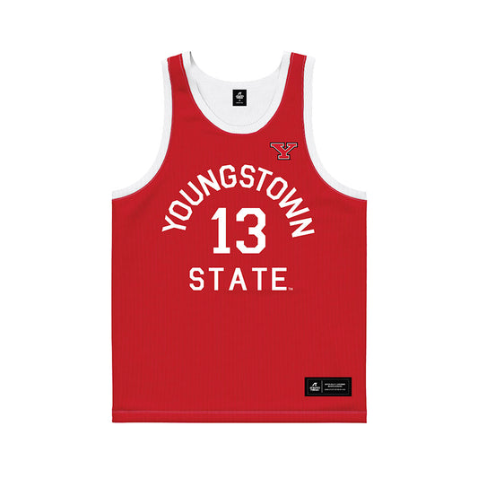 Youngstown State - NCAA Men's Basketball : Markus Navarra - Hardwood Reissue Basketball Jersey-0
