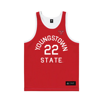 Youngstown State - NCAA Men's Basketball : Jacob Spurlock - Hardwood Reissue Basketball Jersey-0