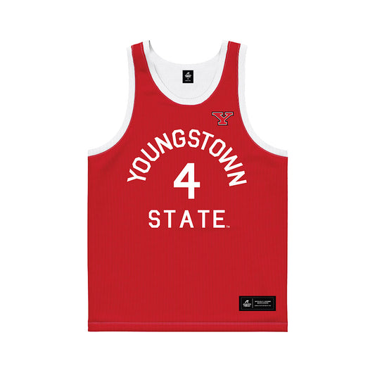 Youngstown State - NCAA Men's Basketball : Tyler Robinett - Hardwood Reissue Basketball Jersey-0
