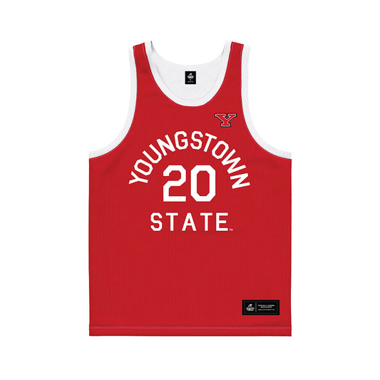 Youngstown State - NCAA Men's Basketball : Jamar Livingston - Hardwood Reissue Basketball Jersey-0