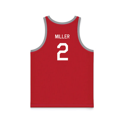 New Mexico - NCAA Men's Basketball : Tajavis Miller - Hardwood Reissue Basketball Jersey-1