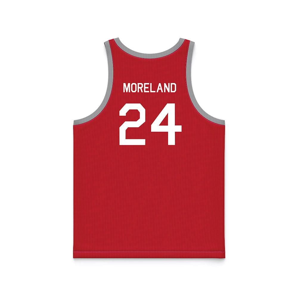 New Mexico - NCAA Women's Basketball : Amhyia Moreland - Hardwood Reissue Basketball Jersey-1