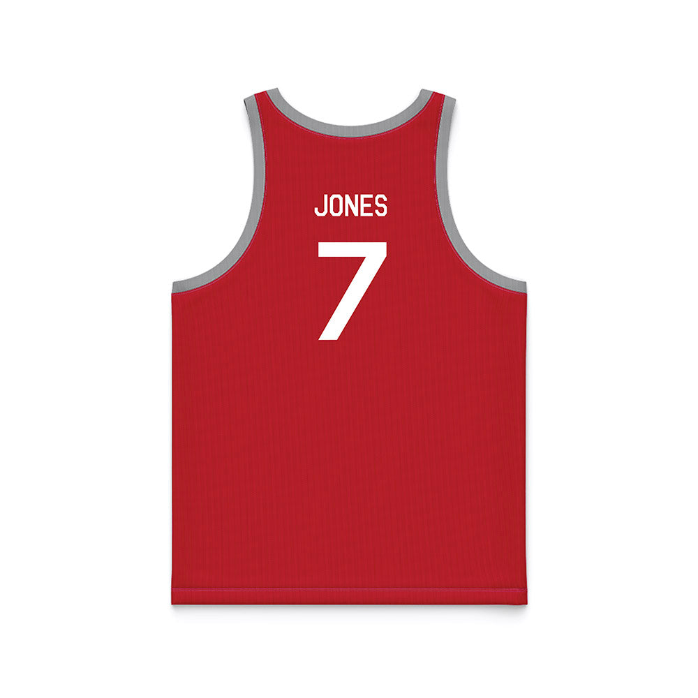 New Mexico - NCAA Men's Basketball : Sir Marius Jones - Hardwood Reissue Basketball Jersey-1