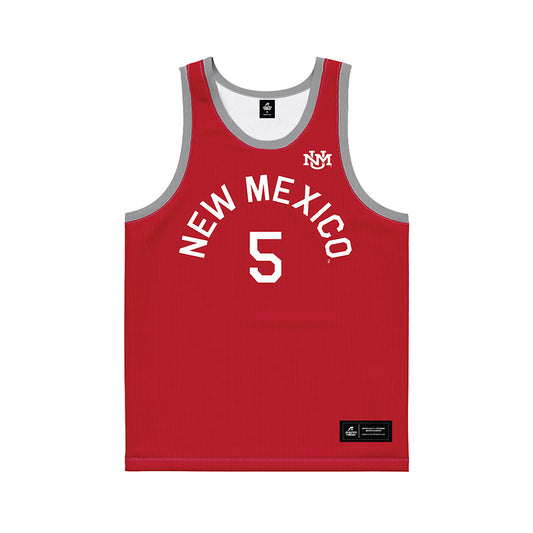 New Mexico - NCAA Women's Basketball : Kaia Foster - Hardwood Reissue Basketball Jersey-0