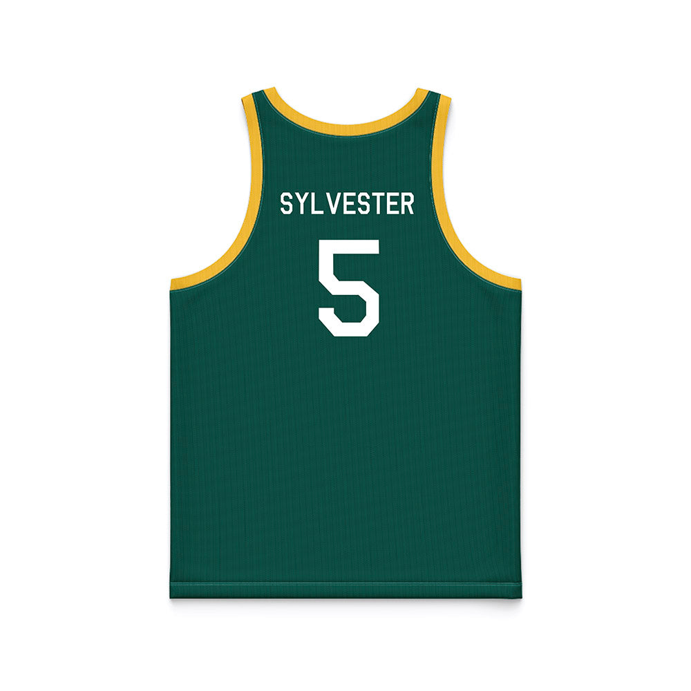 Wayne State - NCAA Women's Basketball : Komara Sylvester - Hardwood Reissue Basketball Jersey-1