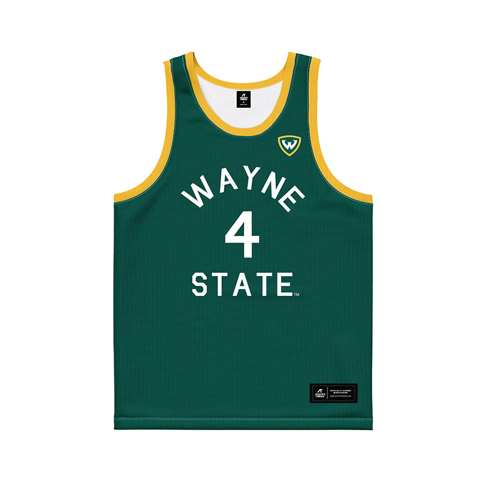 Wayne State - NCAA Men's Basketball : JaKobie Boose - Hardwood Reissue Basketball Jersey-0