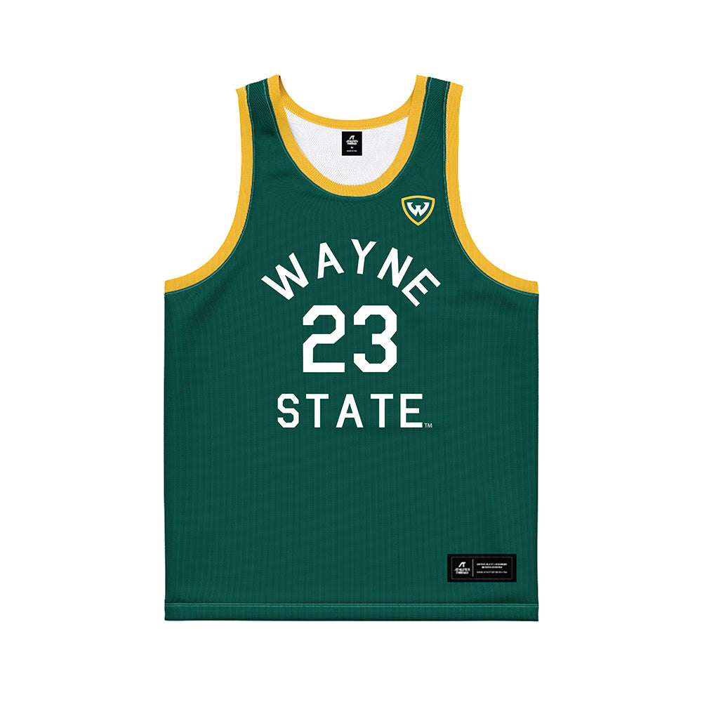 Wayne State - NCAA Women's Basketball : Aj Rickli - Hardwood Reissue Basketball Jersey-0