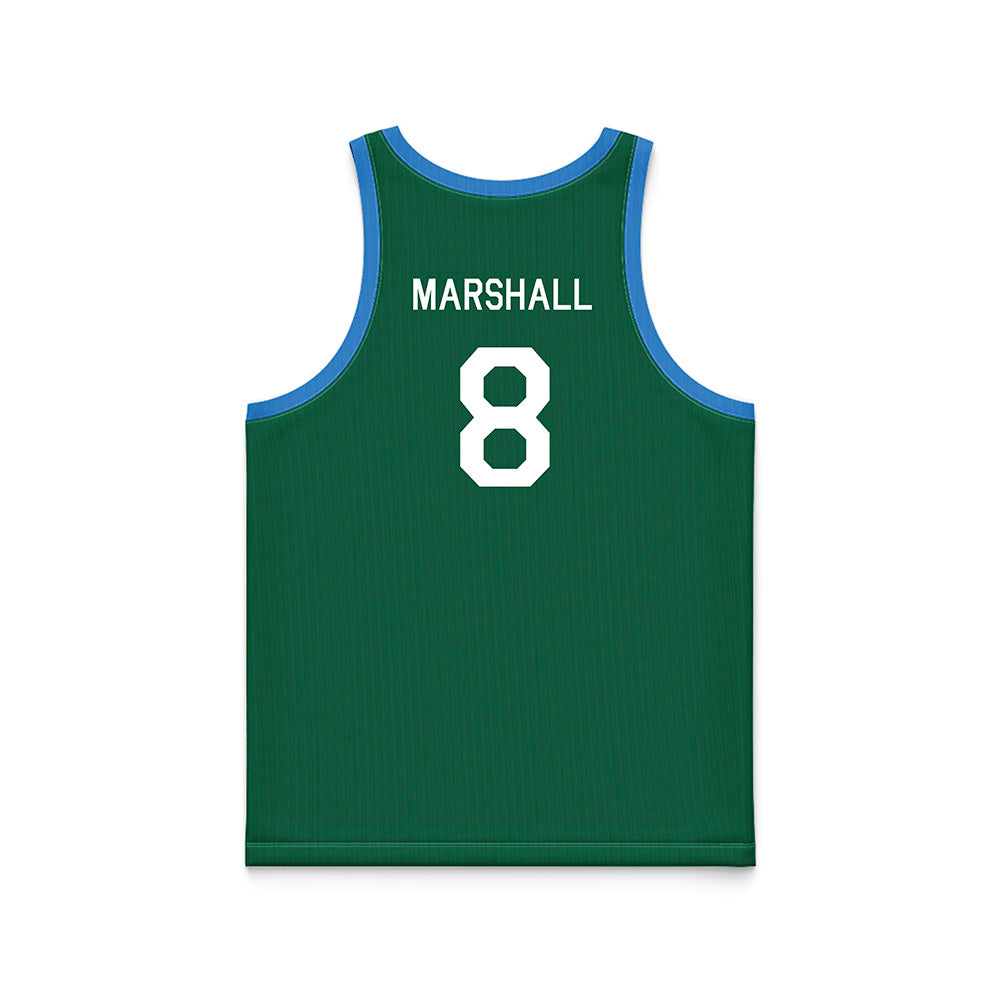 Tulane - NCAA Women's Basketball : Mecailin Marshall - Hardwood Reissue Basketball Jersey-1
